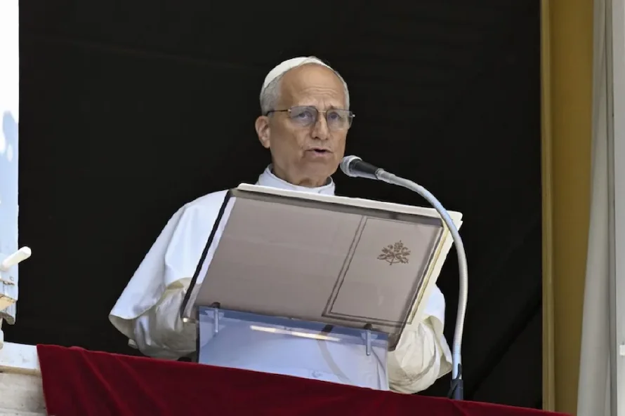 El papa pide en el Ángelus seguir trabajando para llegar a la paz a través del diálogo