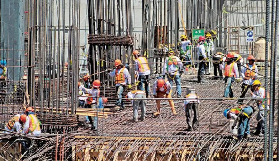 La construcción fue el sector que más creció en el primer trimestre, con un 17.31 %