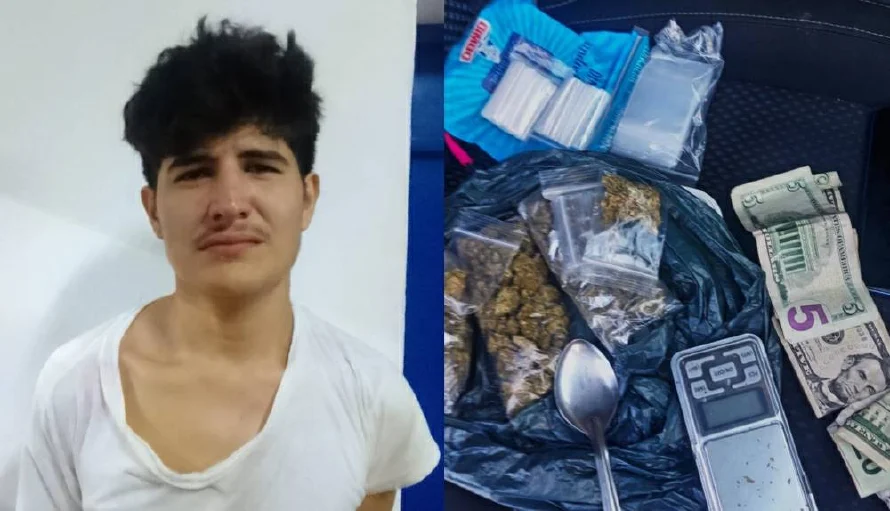 Capturan a hombre que transportaba "varias porciones" de marihuana en La Libertad