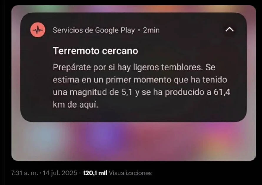 Los móviles Android demuestran su eficacia para alertar de los terremotos