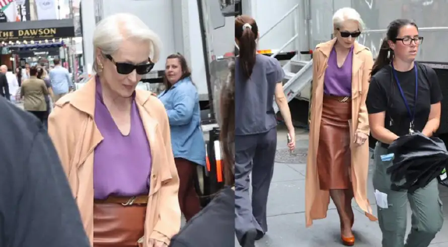 Miranda Priestly está de regreso: Meryl Streep en el set de "The Devil Wears Prada 2"