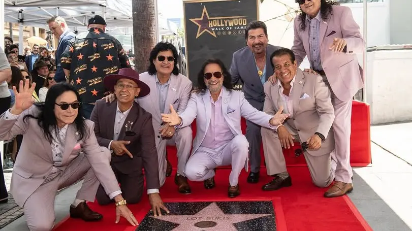 Los Bukis recibieron su estrella en el Paseo de la Fama de Hollywood