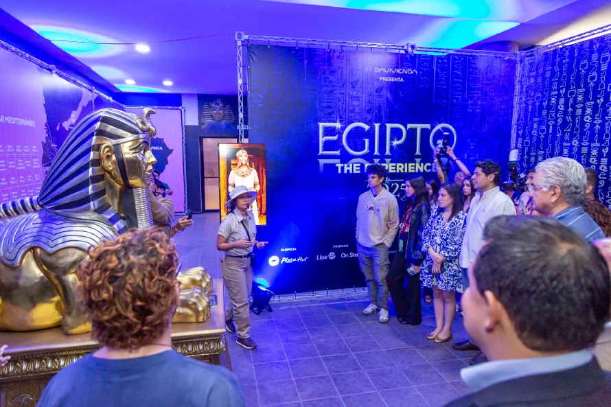 "Egipto, La Experiencia": Davivienda y Visa traen muestra inmersiva al MUNA con beneficios exclusivos para clientes