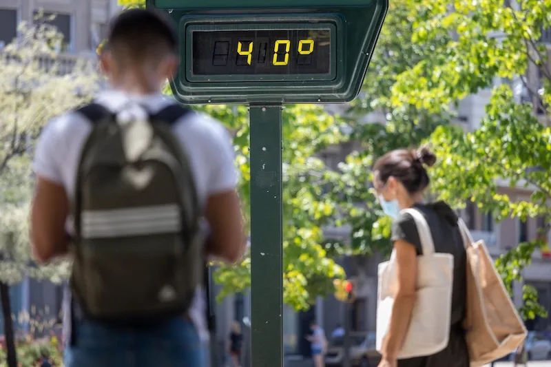 Calor extremo deja 1,180 muertes en España, un 1,300 % más que en 2024