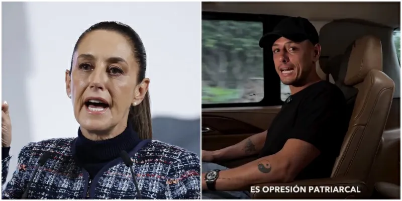 Presidenta Claudia Sheinbaum critica al "Chicharito" Hernández por comentarios machistas