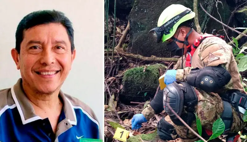 Localizan restos del profesor Enrique Peña, desaparecido en el volcán Chinchontepec