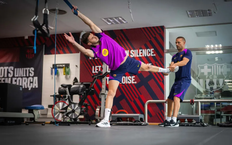 Joan Garcia acorta vacaciones y trabaja en la Ciutat Esportiva del Barça