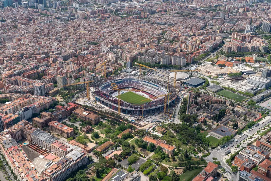 El Barça realiza un test de instalaciones y operativa en el nuevo Spotify Camp Nou