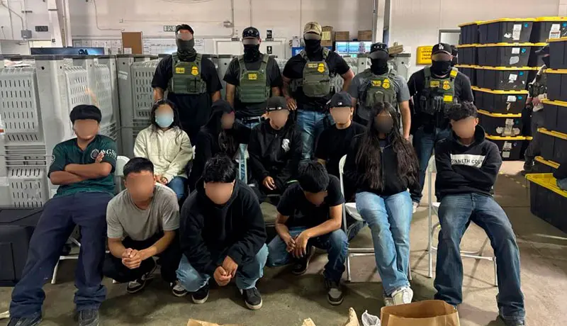 Diez menores entre los afectados por redada migratoria a cultivo de cannabis en California