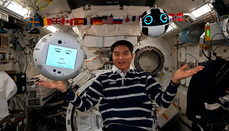 Robots de Alemania y Japón juegan al escondite en la Estación Espacial Internacional