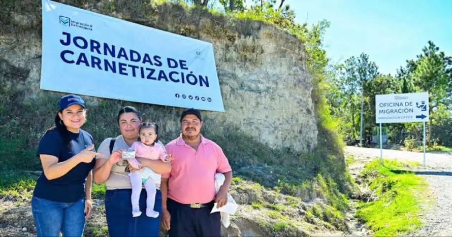 Migración carnetizó a 573 menores con tránsito fronterizo en Perquín, Morazán