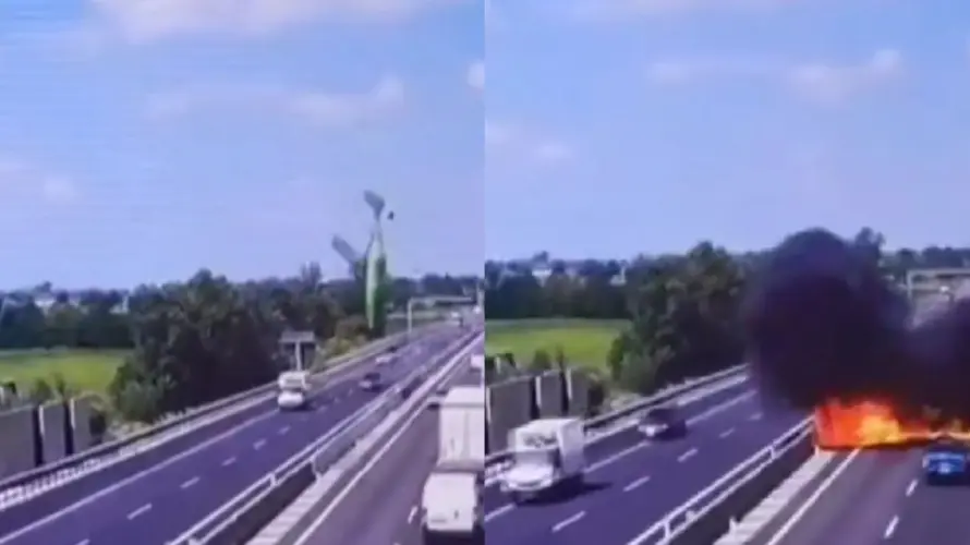 Video: Avioneta se estrelló en Italia y dejó a dos muertos