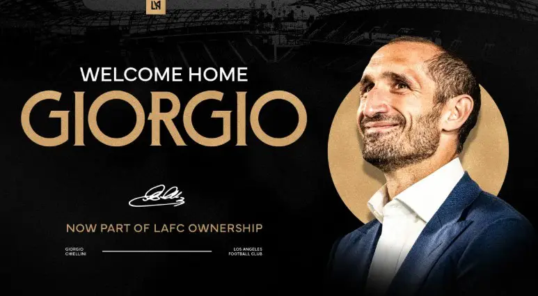 El exfutbolista Giorgio Chiellini se une al accionariado del Los Ángeles FC