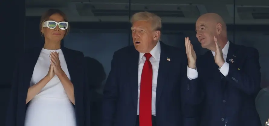 Trump preside la final del Mundial de Clubes junto a Infantino