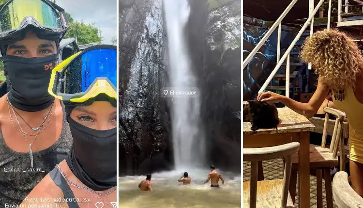 Ahora los padres del actor Mario Casas se suman al trip familiar en El Salvador