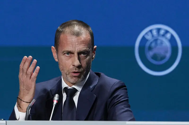 El presidente de la UEFA, Aleksander Ceferin, se opone a los partidos de liga fuera de Europa