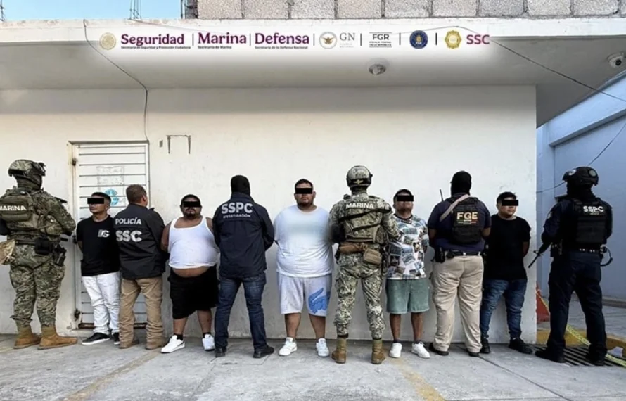 México detiene a cinco integrantes del Cartel Nuevo Imperio