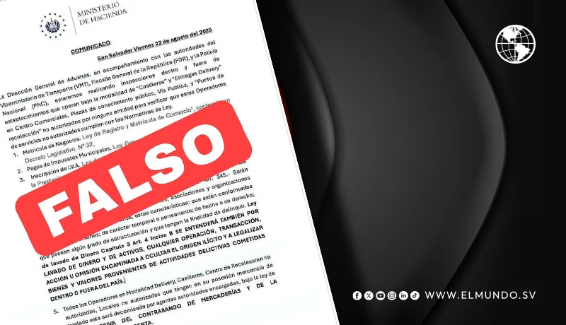 Hacienda alerta a la población sobre falsos allanamientos y decomisos en casilleros y 'delivery'