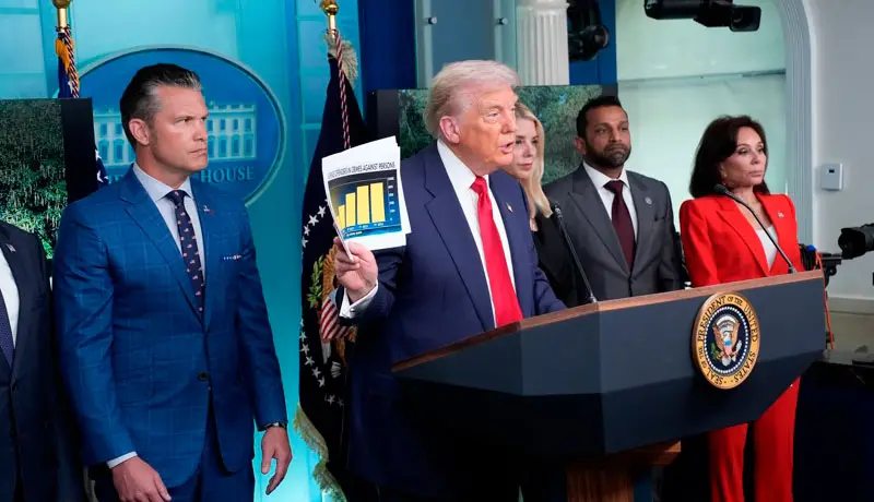 Alcaldesa de Ciudad de México responde a Trump: tasa de homicidios es 60 % menor que en Washington