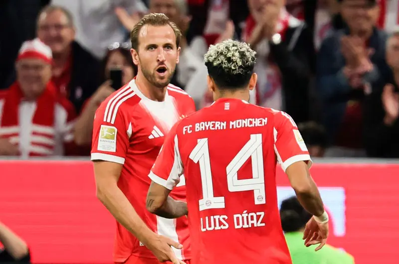 El Bayern arrasa al Leipzig con triplete de Kane