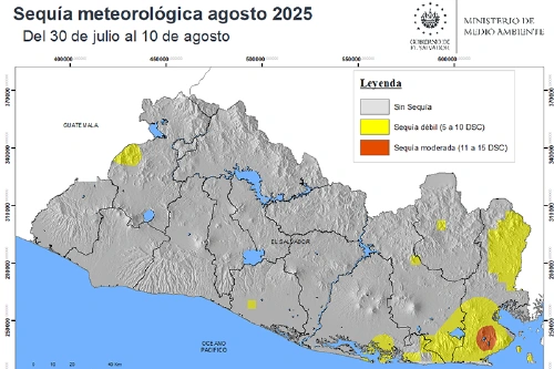 El Niño amenaza agua y alimentos en El Salvador, advierte la OPS