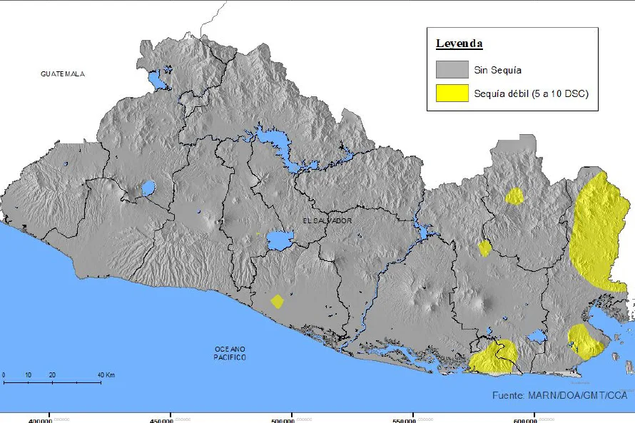 Registran segunda sequía meteorológica en la zona oriental del país, ¿en qué lugares?