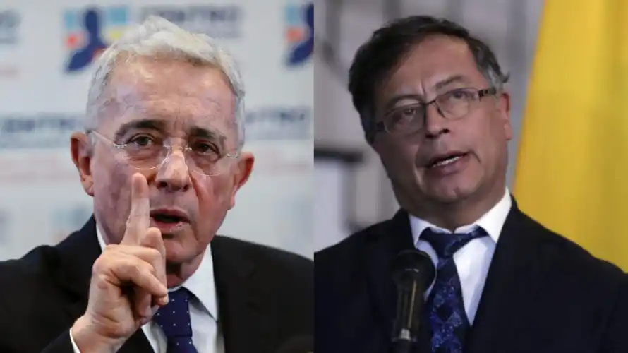 El expresidente Uribe demanda al presidente Petro por "hostigamiento y calumnia"