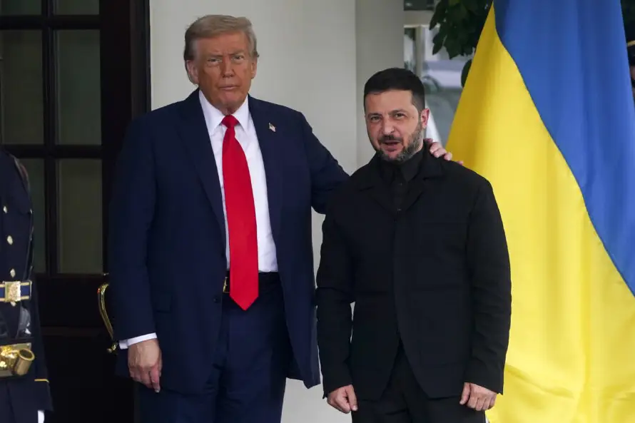 Trump recibe a Zelenski antes de reunión crucial para tratar de buscar la paz en Ucrania