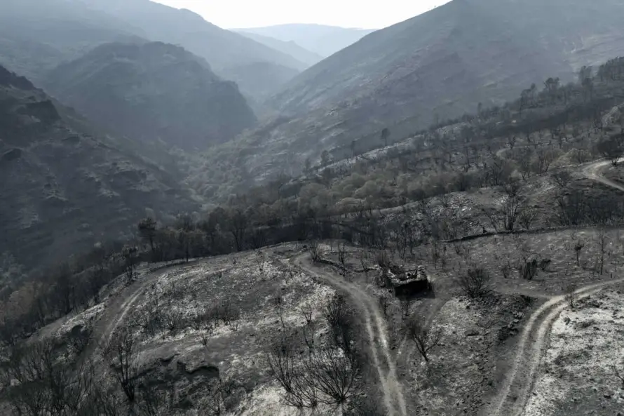 El peor incendio de la historia de Galicia