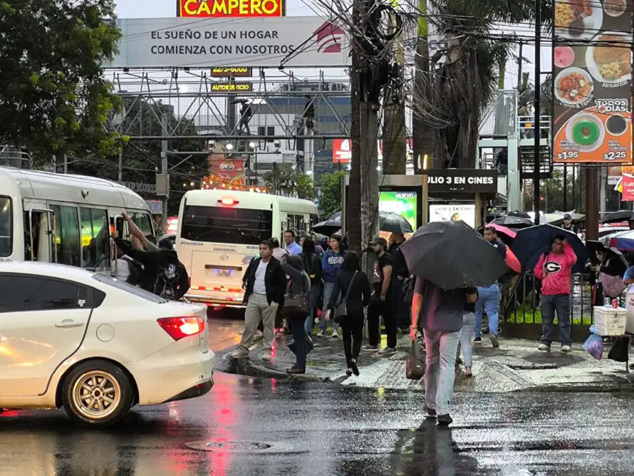 Lluvias continuarán durante todo el día en gran parte del país