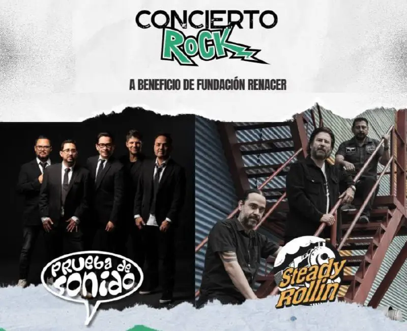 Concierto de rock a beneficio de los niños de Fundación Renacer