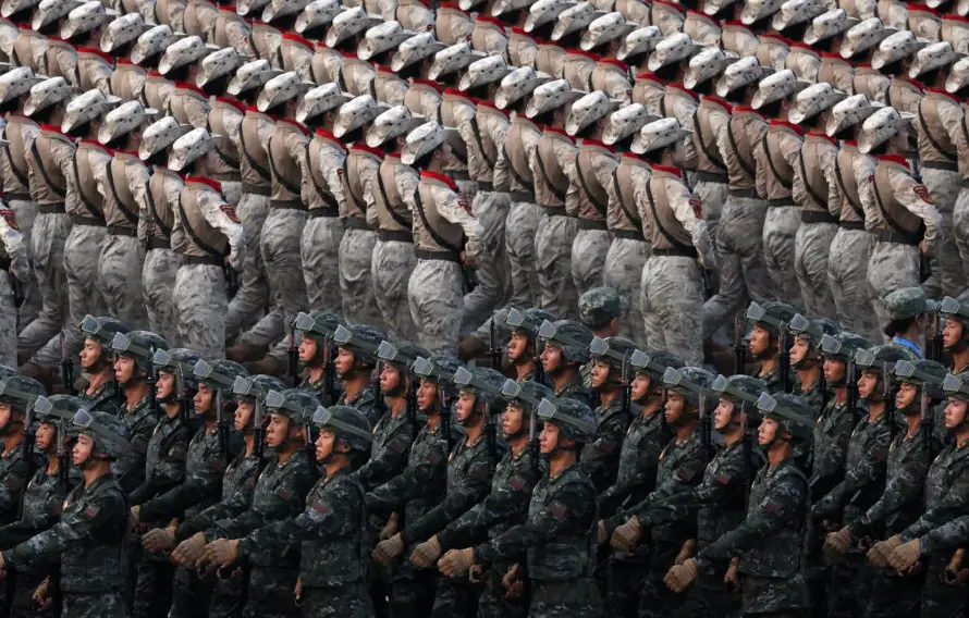 Desfile militar del 80 aniversario de la rendición de Japón en la IIGM