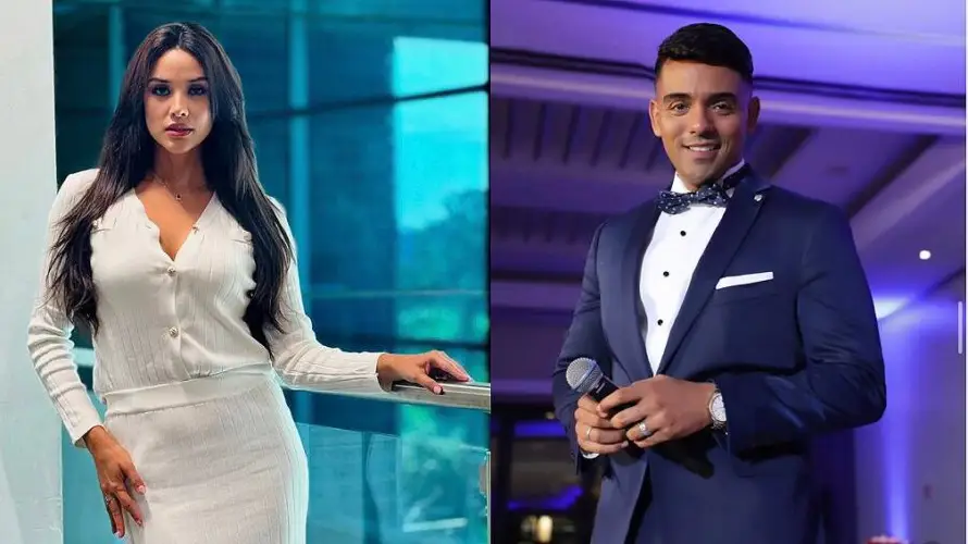 Ana Yancy Clavel y Kerim Handal, la dupla estelar de conductores de Miss Universe El Salvador