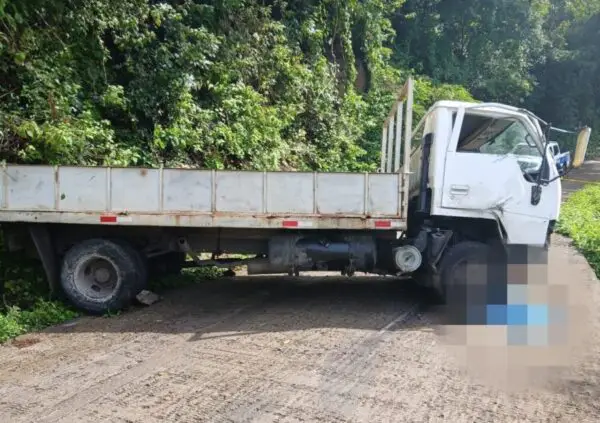 Un niño de tres años fallecido y dos mujeres lesionadas por camión con desperfectos mecánicos en San Pablo Tacachico
