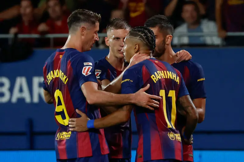 Flick: "No es fácil marcarle tres goles al Getafe"