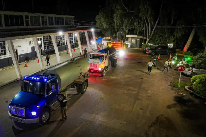 Flota de camiones cisterna ingresa desde Guatemala para reforzar distribución de agua en zonas sin servicio