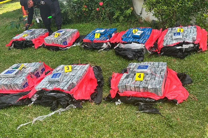Incautan cocaína valorada en $9 millones proveniente de Nicaragua