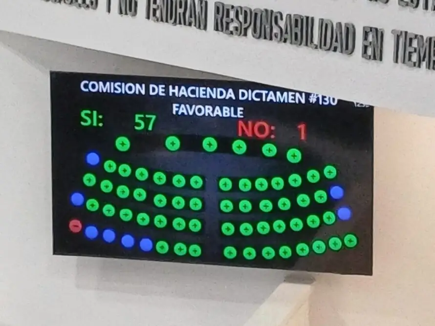 Diputados autorizan crédito por $60 millones para transporte y ratifican $250 millones para emergencias y sostenibilidad fiscal