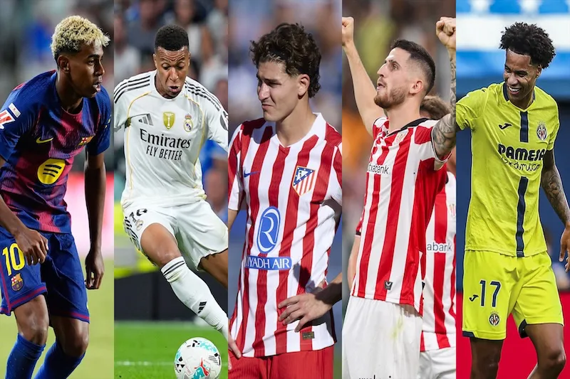 Los cinco equipos españoles en Champions afrontan calendario decisivo en septiembre