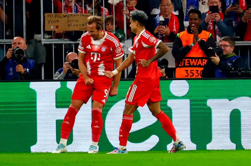 El Bayern vence 3-1 al Chelsea con doblete de Kane