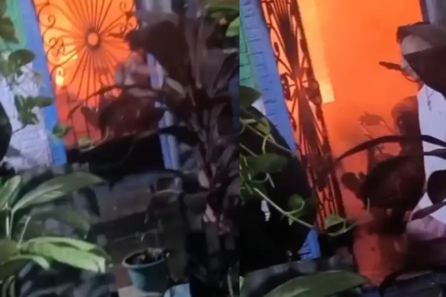 Incendio en vivienda de Ilopango deja una persona lesionada