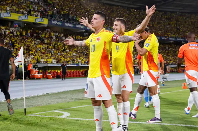 Colombia celebra su clasificación al Mundial