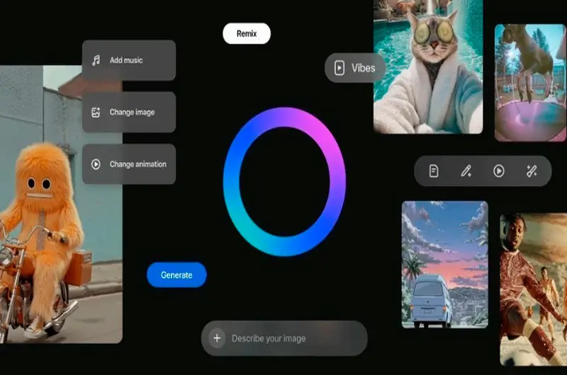 Meta lanza “Vibes”, un feed para crear y compartir vídeos con IA