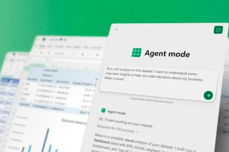 Microsoft lanza Modo Agente en Excel y Word para crear documentos con IA