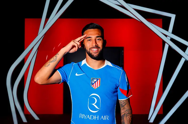 Nico González: "Me moría de ganas por estar en el Atlético"