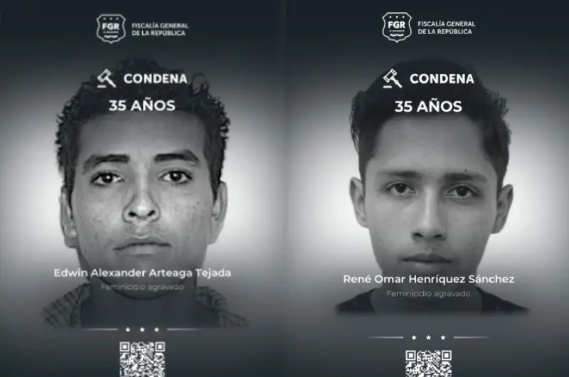 Pandilleros de la MS condenados a 35 años de cárcel por feminicidio agravado
