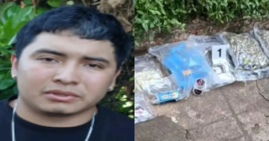 Capturan a guatemalteco con 2,500 gramos de marihuana, THC, cigarrillos electrónicos, hachís y cocaína