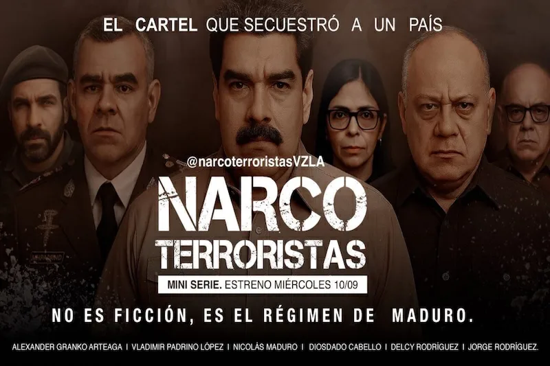 Estrenan hoy la miniserie “Narcoterroristas” en Instagram que expone el poder del Cartel de los Soles en Venezuela