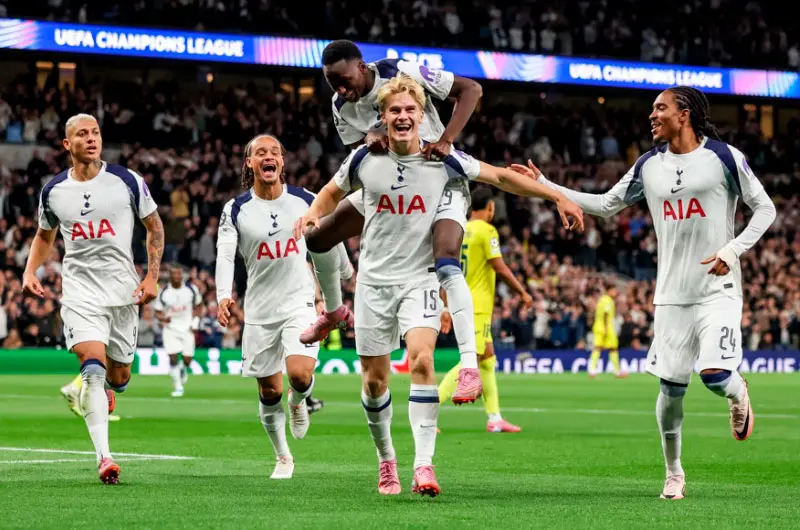 El Tottenham derrota 1-0 al Villarreal en su regreso a Champions