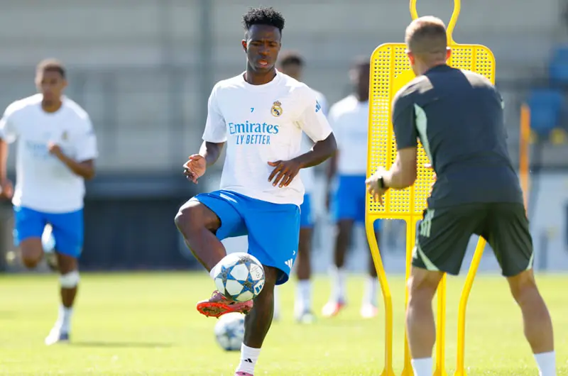 Vinícius busca alivio en la Champions